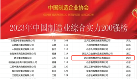 乐鱼官方网站位列综合实力200强第116位