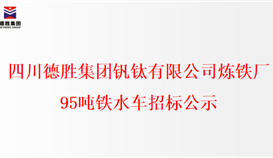 乐鱼官方网站炼铁厂95吨铁水车招标公示