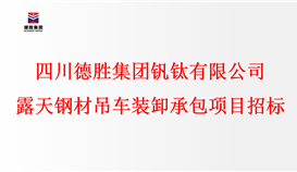 乐鱼官方网站 露天钢材吊车装卸承包项目招标