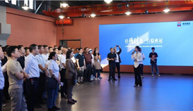 省机电冶煤系统劳模工匠培训班学员走进德胜钒钛参观交流